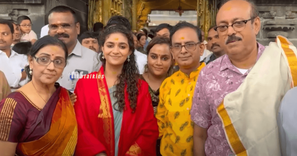 Keerthy Suresh Confirms Wedding Plans; Visits Tirupati for Blessings